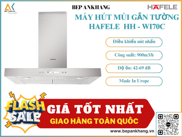 MÁY HÚT MÙI GẮN TƯỜNG HAFELE  HH - WI70C 539.81.158